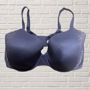 Victoria’sSecret 38DD Navy Underwire Lace Side Supportive Lined PerfectCoverage